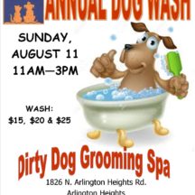 Image from the Dog Wash event on August 11, 2019